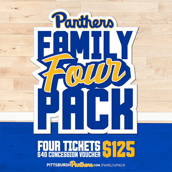 Pitt Basketball Family Four Packs Available Now!