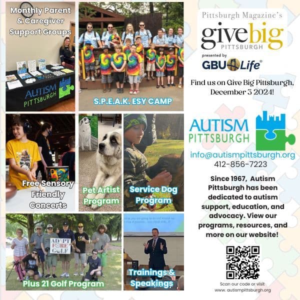 Support Autism Pittsburgh this Giving Season.