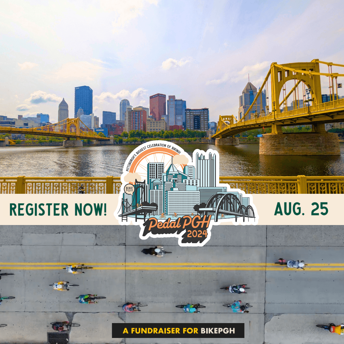 Get on your bikes and ride PedalPGH 🚲